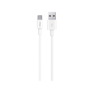 ttec USB-A - USB-C 2.0 5A Süper Hızlı Şarj Kablosu, Huawei SuperCharge uyumlu Beyaz