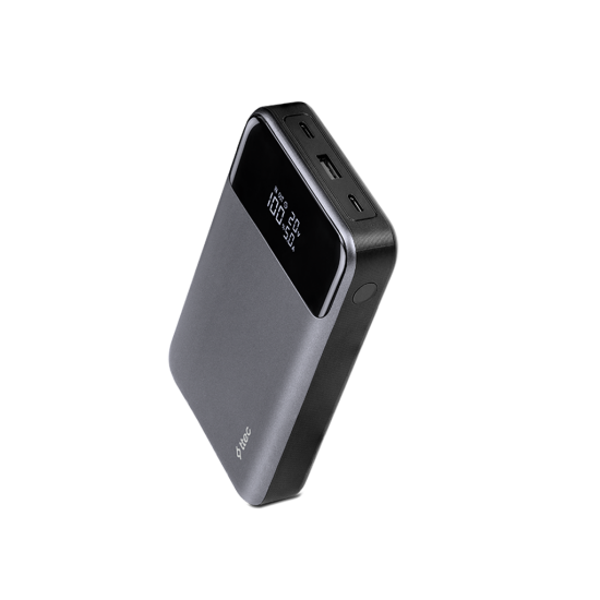 ttec ReCharger Pro LCD 20.000mAh  PD 130W  Taşınabilir Hızlı Şarj Aleti/Powerbank 2BB218 Uzay Grisi
