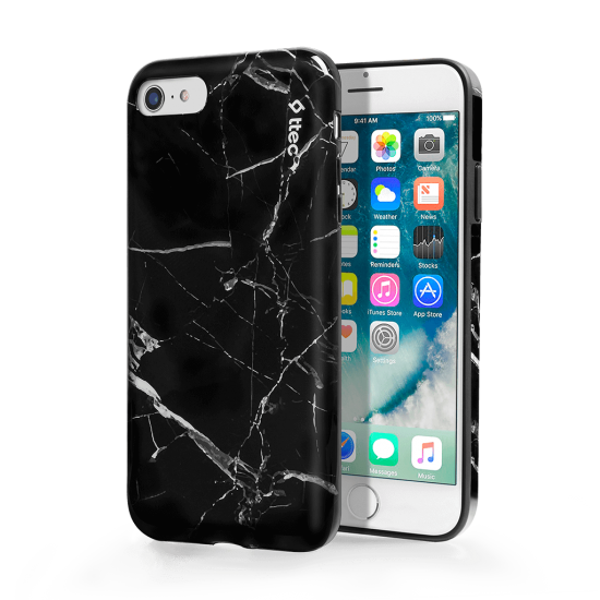ttec ArtCase Koruma Kılıfı iPh.SE 2020 7/8 Siyah Mermer