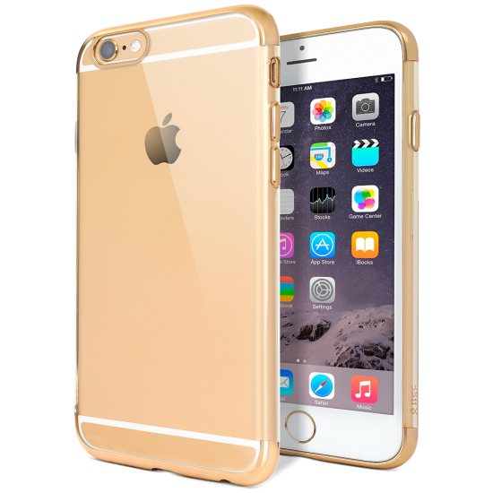 ttec ChromeClear Koruma Kılıfı iPh.6s Plus/6 Plus Altın