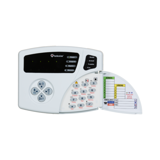 Teknim VPC-108 LED Keypad, VAP Serisi
