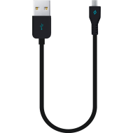ttec MiniCable 30cm USB-A - Micro USB Kablosu Siyah