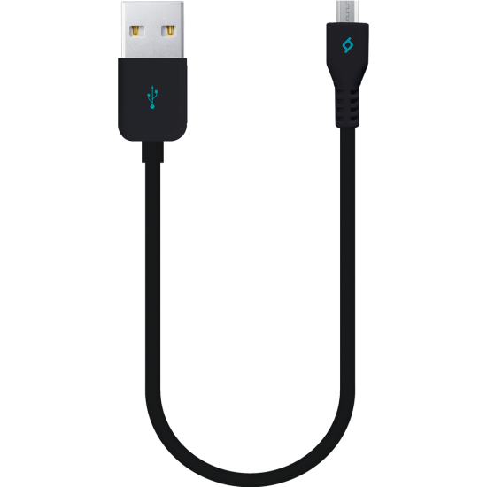 ttec MiniCable 30cm USB-A - Micro USB Kablosu Siyah