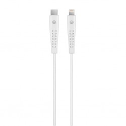 mojue Ekstra Dayanıklı USB-C - Lightning 3A Şarj Kablosu 120cm Beyaz