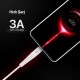 mojue Ekstra Dayanıklı USB-C - Lightning 3A Şarj Kablosu 120cm Beyaz