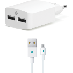 ttec SpeedCharger 3.1A Duo Şarj Aleti  Micro USB Kablolu