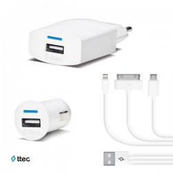 ttec Trio 3 ü 1 arada şarj seti