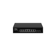 ttec 10120P-2SFP 8 Portlu, 10/100/1000 Gigabit, Tak Çalıştır Switch, 2 SFP, 8 Port PoE+ (120W) (TSS)