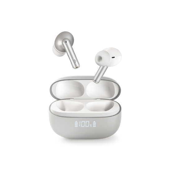 ttec AirBeat Pro ANC LCD Gerçek Kablosuz TWS Bluetooth Kulaklık- 2KM159 Gri