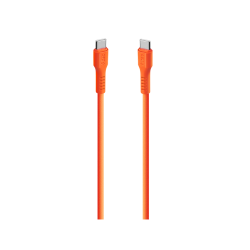 ttec USB-C - USB-C 120cm 60W PD/QC Hızlı Şarj/Data Kablosu Neon Turuncu