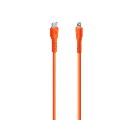 ttec USB-C - Lightning Hızlı Şarj Kablosu 120cm Neon Turuncu