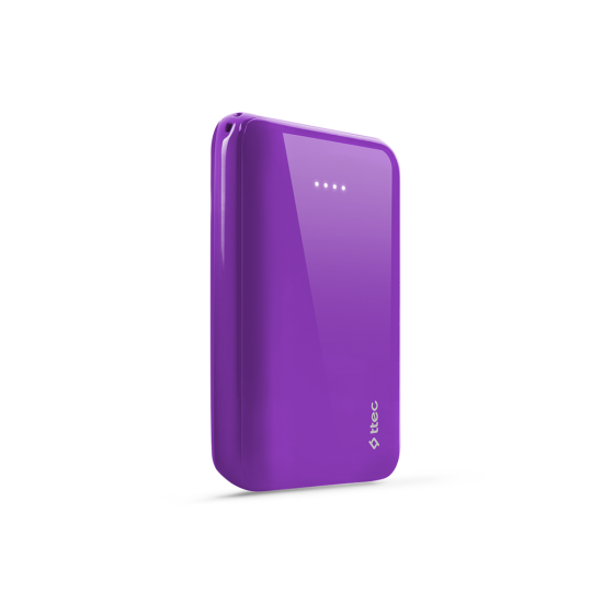 ttec ReCharger S 10.000mAh Taşınabilir Şarj Aleti / Powerbank Mor