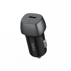 taks CP01 30W PD USB-C Araç Hızlı Şarj Aleti , Siyah