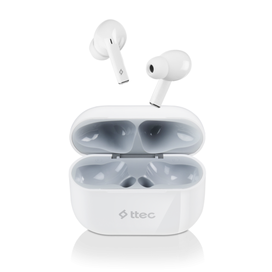 ttec AirBeat Plus Gerçek Kablosuz TWS Bluetooth Kulaklık Beyaz