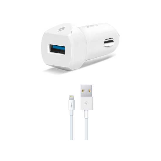 ttec SpeedCharger QC 3.0 Araç Şarj Aleti + Lightning Kablo