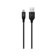 ttec AlumiCable XXL USB-A - Micro USB Şarj Kablosu 3mt. Siyah