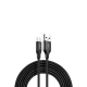 ttec AlumiCable XXL USB-A - Micro USB Şarj Kablosu 3mt. Siyah
