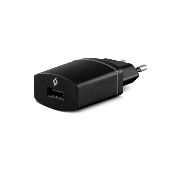ttec Compact 1000mA Seyahat Şarj Aleti Lightning Kablolu  Siyah
