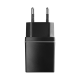 ttec Compact 1000mA Seyahat Şarj Aleti Lightning Kablolu  Siyah