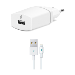 ttec Compact 1000mA Seyahat Şarj Aleti Lightning Kablolu  Beyaz