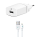 ttec Compact 1000mA Seyahat Şarj Aleti Lightning Kablolu  Beyaz