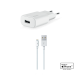 ttec Quantum Apple MFi Lisanslı 1A Seyahat Şarj Aleti  + Lightning Kablo Beyaz