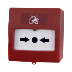 Teknim TFB-3168 Konvansiyonel Yangın Alarm Butonu, Tekrar Kurulabilir, Led Göstergeli