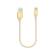 ttec AlumiCable Mini 30cm USB-A - Lightning Şarj Kablosu Altın