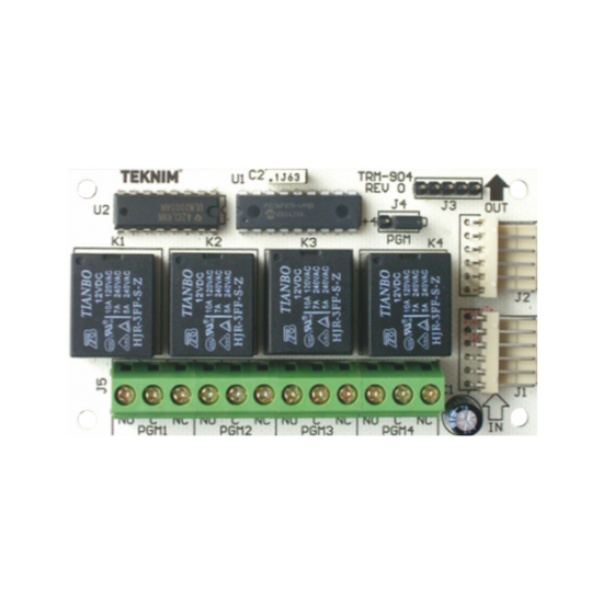 Teknim TRM-904 4 Çıkışlı PGM Modülü