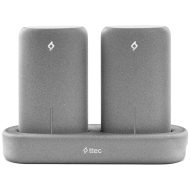 ttec PowerStones 2 x 5.000 mAh Taşınabilir Şarj Aleti ve Şarj İstasyonu Seti Gri
