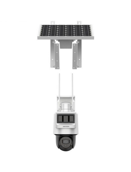 Hikvision DS-2DE2C400IWG-K/4G/C09S20 4 MP IR PT IP 20W Solar Panelli Kamera 2.8 mm Lensli