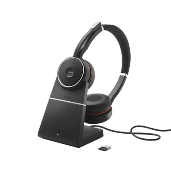 Jabra Evolve 75 SE Duo USB NC MS (ŞARJ ÜNİTELİ)