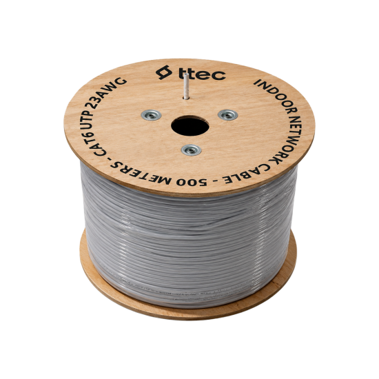 ttec KBL-CAT6-23CCA/IN500G İç Mekan PVC Kablo - 500m Gri (TSS)