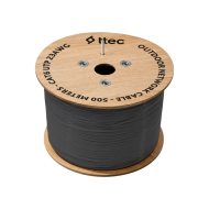 ttec KBL-CAT6-23CCA/OUT500S Dış Mekan PVC+PE Kablo - 500m Siyah (TSS)