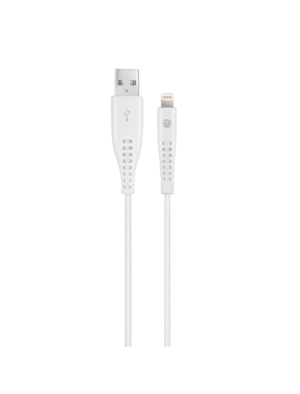 mojue Ekstra Dayanıklı USB-A - Lightning 2A Şarj Kablosu 200cm Beyaz