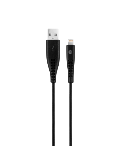mojue Ekstra Dayanıklı USB-A - Lightning 2A Şarj Kablosu 200cm Siyah