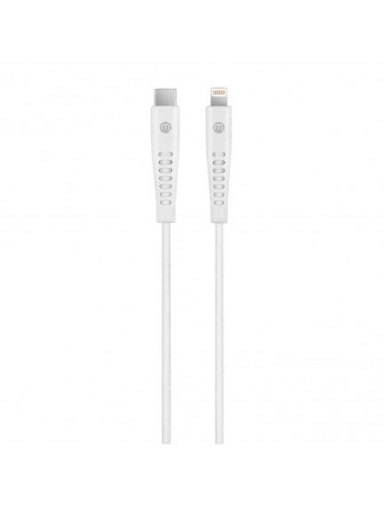 mojue Ekstra Dayanıklı USB-C - Lightning 3A Şarj Kablosu 300cm Beyaz