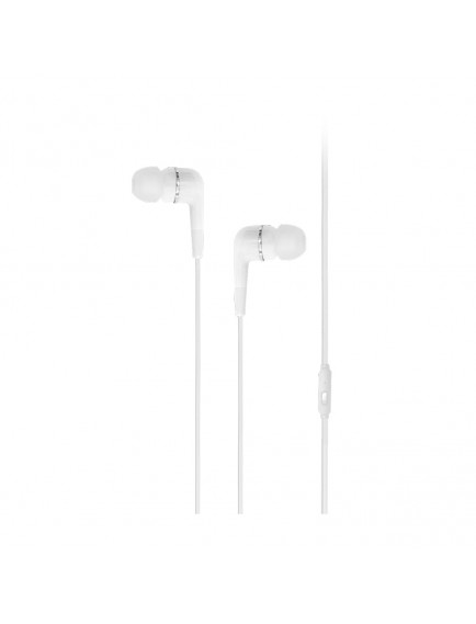 Mojue WE01 Mikrofonlu Kulak İçi Kulaklık Silikonlu Beyaz
