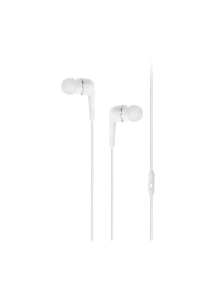 Mojue WE01 Mikrofonlu Kulak İçi Kulaklık Silikonlu Beyaz