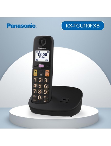 Panasonic Kx Tgu110 Dect Telefon - Siyah
