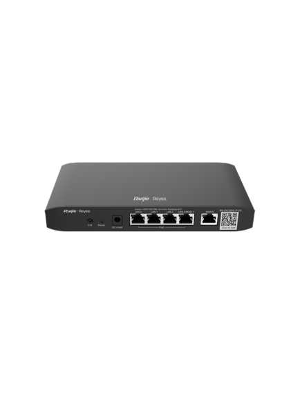 Reyee RG-EG105G-P-V3 5 Portlu Router, Web Yönetilebilir, 2 WANs, 100 Kullanıcı, 4 Port PoE(54W)
