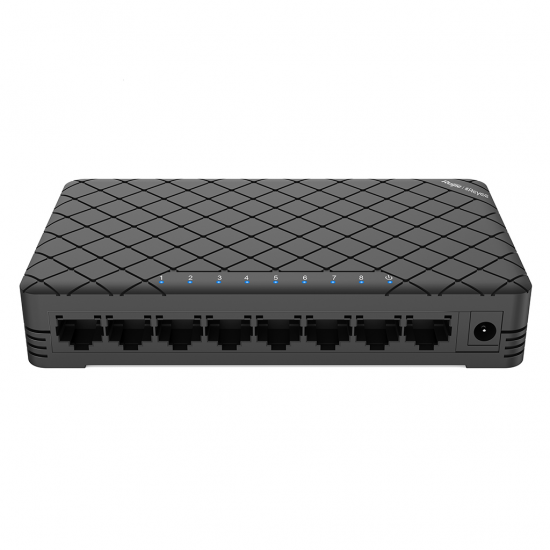 Reyee RG-ES08 8 Portlu, 10/100 Fast Ethernet, Tak Çalıştır Switch, Plastik Kasa