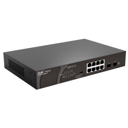 Reyee RG-ES110GDS-P 10 Portlu, 10/100/1000 Gigabit, Tak Çalıştır Switch, 2 SFP, 8 Port PoE+ (120W)