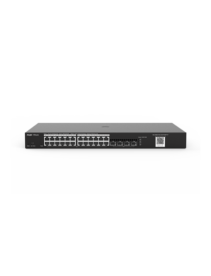 Reyee RG-NBS3100-24GT4SFP-P 24 Portlu, 10/100/1000 Gigabit, L2 Yönetilebilir Switch, 4 SFP, 24 Port PoE+ (370W)
