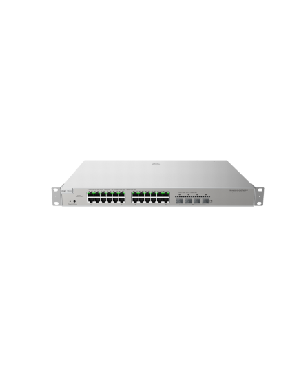 Reyee RG-NBS5200-24GT4XS-P-V2 24 Portlu, 10/100/1000 Gigabit, L3 Yönetilebilir Switch, 4 x 10G SFP, 24 Port PoE+ (370W)