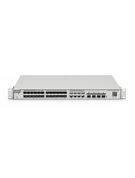 Reyee RG-NBS5200-24SFP/8GT4XS 24 Portlu, 24*1G SFP, 8 10/100/100Base-T Kombo, 4*10G SFP, L3 Yönetilebilir Switch