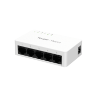 Reyee RG-ES05G-L 5 Portlu, 10/100/1000 Gigabit, Tak Çalıştır Switch, Plastik Kasa