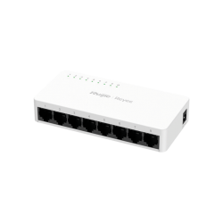 Reyee RG-ES08F 8 Portlu, 10/100 Fast Ethernet, Tak Çalıştır Switch, Plastik Kasa