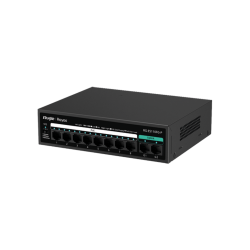 Reyee RG-ES110FG-P 10 Portlu, 10/100 Fast Ethernet, Tak Çalıştır Switch, 2 Gigabit Uplink, 8 Port PoE+ (110W)