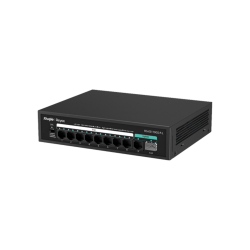 Reyee RG-ES110GS-P-L 10 Portlu, 10/100/1000 Gigabit, Tak Çalıştır Switch, 1 SFP, 1 Gigabit RJ45 Uplink, 8 Port PoE+ (120W)